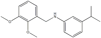 N-[(2,3-dimethoxyphenyl)methyl]-3-(propan-2-yl)aniline Struktur