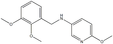 N-[(2,3-dimethoxyphenyl)methyl]-6-methoxypyridin-3-amine Struktur