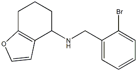 N-[(2-bromophenyl)methyl]-4,5,6,7-tetrahydro-1-benzofuran-4-amine Struktur