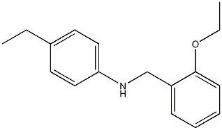 N-[(2-ethoxyphenyl)methyl]-4-ethylaniline Struktur