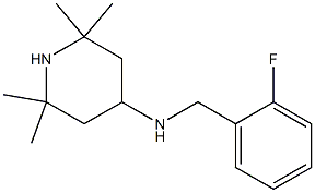 N-[(2-fluorophenyl)methyl]-2,2,6,6-tetramethylpiperidin-4-amine Struktur