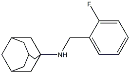 N-[(2-fluorophenyl)methyl]adamantan-1-amine Struktur