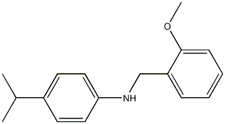 N-[(2-methoxyphenyl)methyl]-4-(propan-2-yl)aniline Struktur