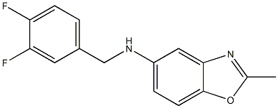 N-[(3,4-difluorophenyl)methyl]-2-methyl-1,3-benzoxazol-5-amine Struktur