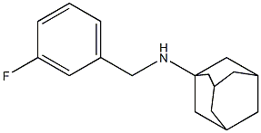 N-[(3-fluorophenyl)methyl]adamantan-1-amine Struktur