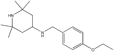 N-[(4-ethoxyphenyl)methyl]-2,2,6,6-tetramethylpiperidin-4-amine Struktur