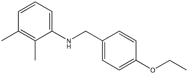 N-[(4-ethoxyphenyl)methyl]-2,3-dimethylaniline Struktur