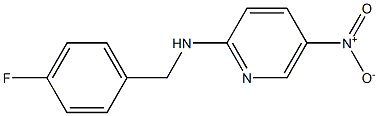 N-[(4-fluorophenyl)methyl]-5-nitropyridin-2-amine Struktur