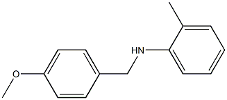 N-[(4-methoxyphenyl)methyl]-2-methylaniline Struktur