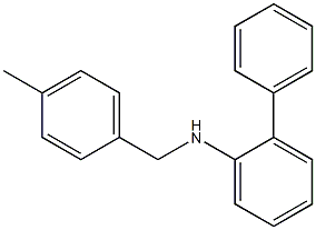 N-[(4-methylphenyl)methyl]-2-phenylaniline Struktur