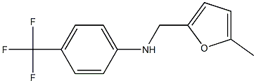 N-[(5-methylfuran-2-yl)methyl]-4-(trifluoromethyl)aniline Struktur