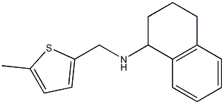 N-[(5-methylthiophen-2-yl)methyl]-1,2,3,4-tetrahydronaphthalen-1-amine Struktur