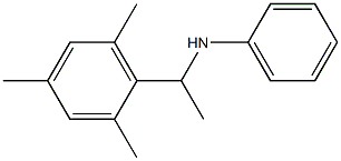 N-[1-(2,4,6-trimethylphenyl)ethyl]aniline Struktur