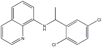 N-[1-(2,5-dichlorophenyl)ethyl]quinolin-8-amine Struktur