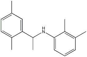 N-[1-(2,5-dimethylphenyl)ethyl]-2,3-dimethylaniline Structure