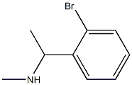 N-[1-(2-bromophenyl)ethyl]-N-methylamine Struktur