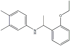 N-[1-(2-ethoxyphenyl)ethyl]-3,4-dimethylaniline Struktur