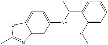 N-[1-(2-methoxyphenyl)ethyl]-2-methyl-1,3-benzoxazol-5-amine Struktur