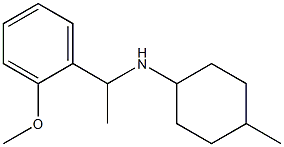 N-[1-(2-methoxyphenyl)ethyl]-4-methylcyclohexan-1-amine Struktur