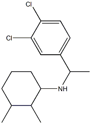 N-[1-(3,4-dichlorophenyl)ethyl]-2,3-dimethylcyclohexan-1-amine Struktur