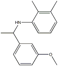 N-[1-(3-methoxyphenyl)ethyl]-2,3-dimethylaniline Struktur