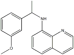 N-[1-(3-methoxyphenyl)ethyl]quinolin-8-amine Struktur