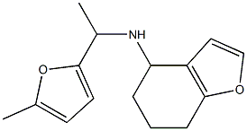 N-[1-(5-methylfuran-2-yl)ethyl]-4,5,6,7-tetrahydro-1-benzofuran-4-amine Struktur