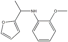 N-[1-(furan-2-yl)ethyl]-2-methoxyaniline Struktur