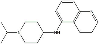 N-[1-(propan-2-yl)piperidin-4-yl]quinolin-5-amine Struktur