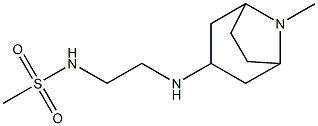 N-[2-({8-methyl-8-azabicyclo[3.2.1]octan-3-yl}amino)ethyl]methanesulfonamide Struktur