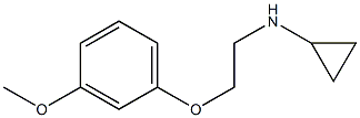 N-[2-(3-methoxyphenoxy)ethyl]cyclopropanamine Struktur