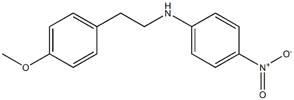 N-[2-(4-methoxyphenyl)ethyl]-4-nitroaniline Struktur