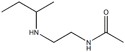 N-[2-(butan-2-ylamino)ethyl]acetamide Struktur