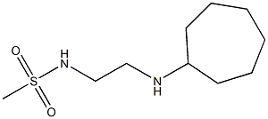 N-[2-(cycloheptylamino)ethyl]methanesulfonamide Struktur