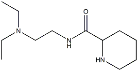 N-[2-(diethylamino)ethyl]piperidine-2-carboxamide Struktur