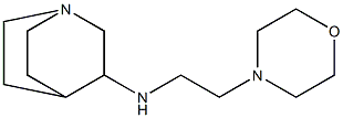 N-[2-(morpholin-4-yl)ethyl]-1-azabicyclo[2.2.2]octan-3-amine Struktur