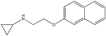 N-[2-(naphthalen-2-yloxy)ethyl]cyclopropanamine Struktur