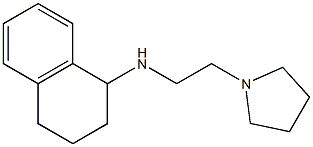 N-[2-(pyrrolidin-1-yl)ethyl]-1,2,3,4-tetrahydronaphthalen-1-amine Struktur