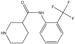 N-[2-(trifluoromethyl)phenyl]piperidine-3-carboxamide Struktur