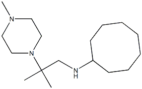 N-[2-methyl-2-(4-methylpiperazin-1-yl)propyl]cyclooctanamine Struktur