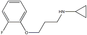 N-[3-(2-fluorophenoxy)propyl]cyclopropanamine Struktur