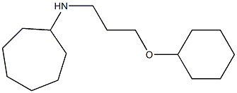 N-[3-(cyclohexyloxy)propyl]cycloheptanamine Struktur