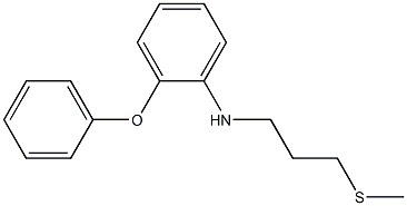 N-[3-(methylsulfanyl)propyl]-2-phenoxyaniline Struktur