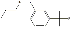 N-[3-(trifluoromethyl)benzyl]propan-1-amine Struktur