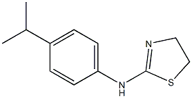 N-[4-(propan-2-yl)phenyl]-4,5-dihydro-1,3-thiazol-2-amine Struktur