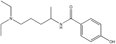 N-[5-(diethylamino)pentan-2-yl]-4-hydroxybenzamide Struktur