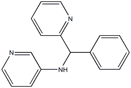 N-[phenyl(pyridin-2-yl)methyl]pyridin-3-amine Struktur