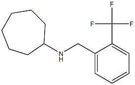 N-{[2-(trifluoromethyl)phenyl]methyl}cycloheptanamine Struktur