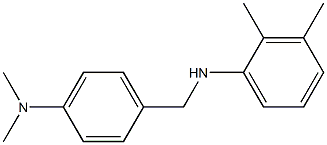 N-{[4-(dimethylamino)phenyl]methyl}-2,3-dimethylaniline Struktur