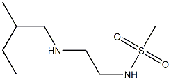 N-{2-[(2-methylbutyl)amino]ethyl}methanesulfonamide Struktur